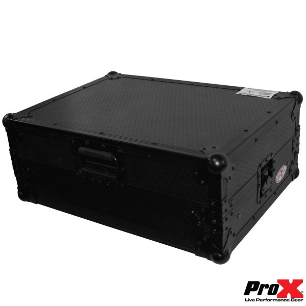 ProX XS-MIXDECKEXLTBL Flight Case for Numark MixDeck Express Digital Controller W-Laptop Shelf, Black on Black Online Hot Sale