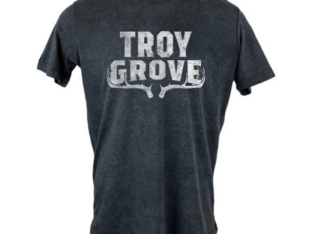 Troy Grove - Logo Shirt - Vintage Black Fashion