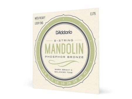 D Addario Mandolin Strings, Phosphor Bronze, Medium Heavy, 11.5-41 For Discount