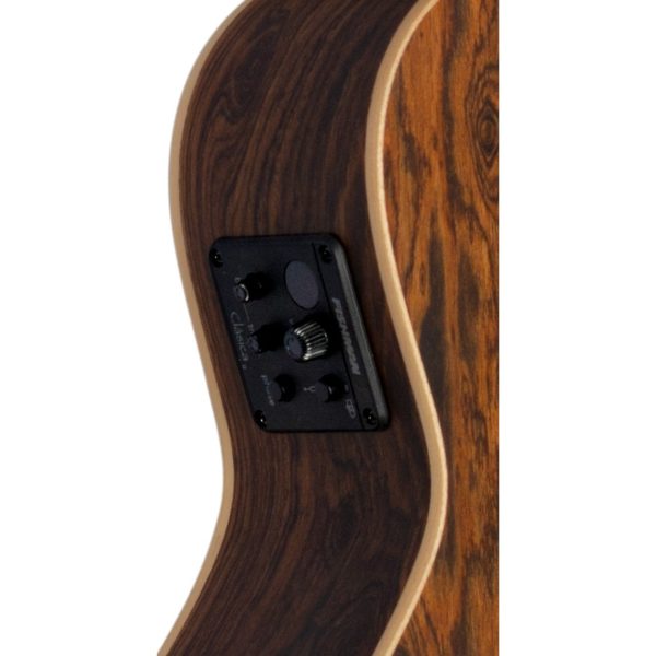 Lanikai Figured Bocote Bass A E Ukulele with Fishman Clásica II Pickup Online Sale