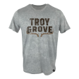 Troy Grove - Logo Shirt - Vintage Gray For Discount