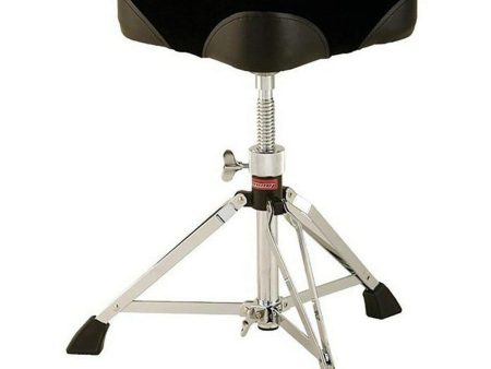 Accent Fabric Top Saddle Drum Throne Discount