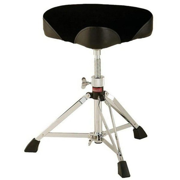 Accent Fabric Top Saddle Drum Throne Discount