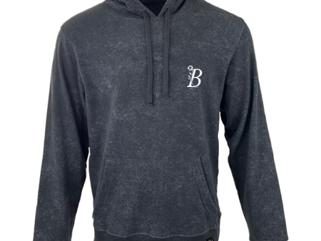 Belles - Initial Hoodie - Vintage Black Supply