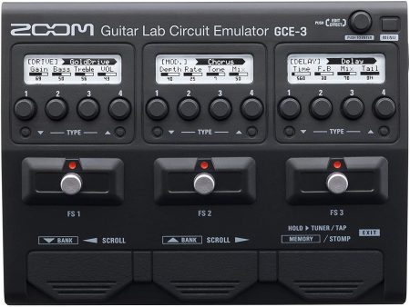 Zoom GCE-3 Guitar Lab Circuit Emulator USB Recording Interface Fashion