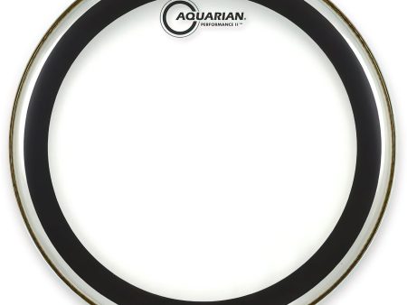 Aquarian Performance II Two-Ply Drum Head, Clear, 16-Inch Hot on Sale