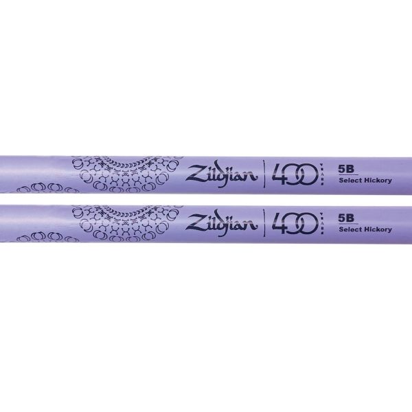 Zildjian Z5BACP-400 400th Anniversary 5B Acorn Purple Drumstick - Limited Edition Hot on Sale