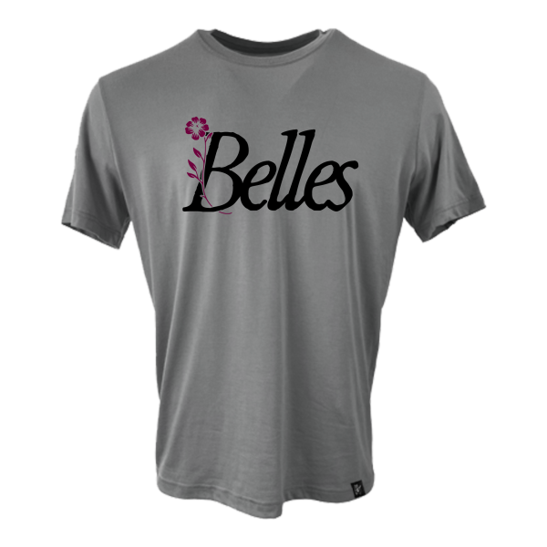 Belles - Logo Shirt - Solid Gray Discount