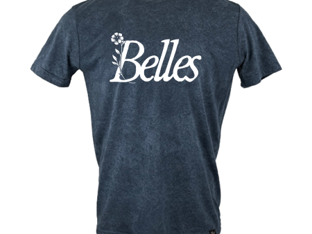 Belles - Logo Shirt - Vintage Navy Online Sale