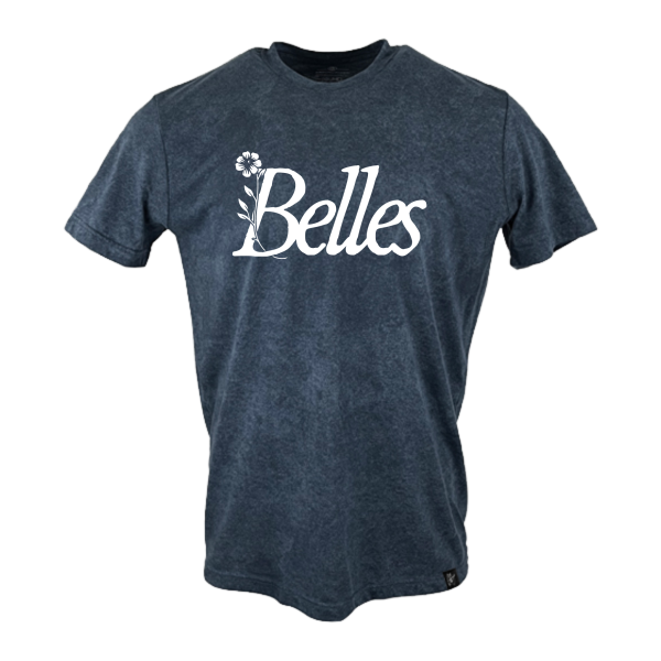 Belles - Logo Shirt - Vintage Navy Online Sale