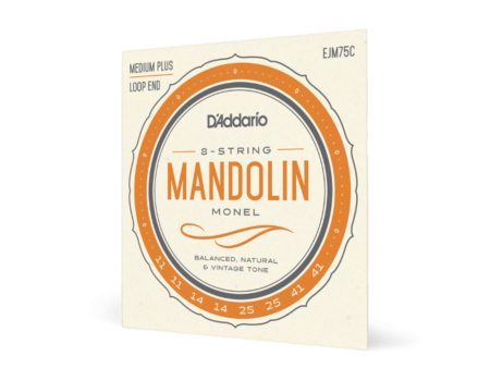 D Addario Monel Mandolin Strings, Medium Plus, 11-41 For Discount