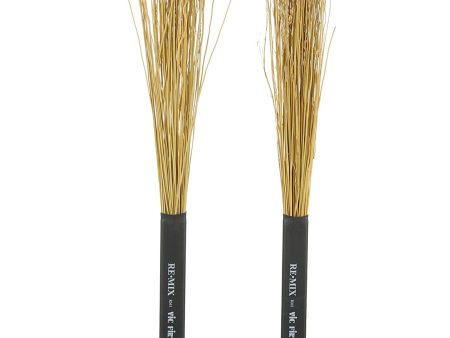 Vic Firth RM1 Re:Mix Drum Brushes - Percussion Instrument - Broomcorn Brush Supply