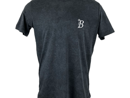 Belles - Initial Shirt - Vintage Black Hot on Sale