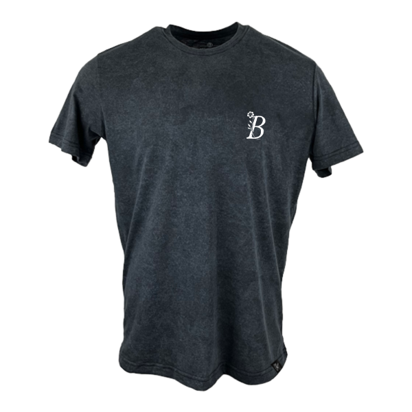 Belles - Initial Shirt - Vintage Black Hot on Sale