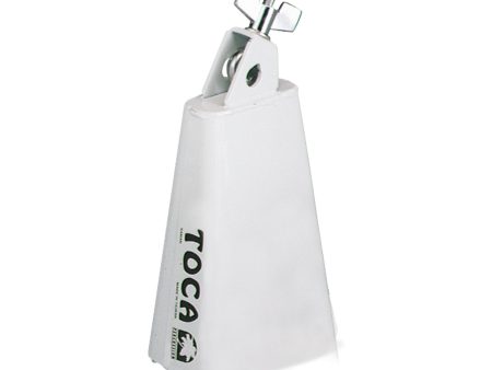 Toca 4425-T Contemporary Series Cow Bell, Low Cha Cha, Cowbell Noise Maker - White Fashion