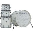 Roland VAD706-2PW V-Drums Acoustic Design Electronic Drum Set - Pearl White Finish Hot on Sale