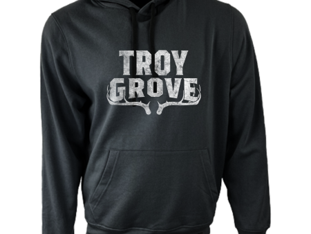 Troy Grove - Logo Hoodie - Solid Black Fashion