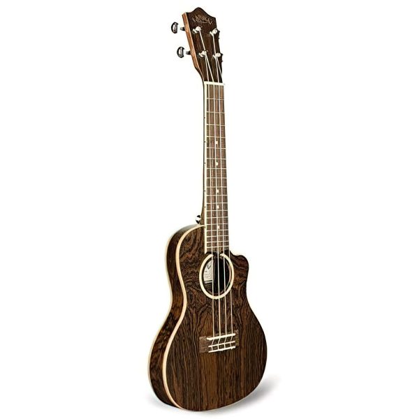 Lanikai Thin Body Figured Bocote Concert A E Ukulele with Active Pickup Online