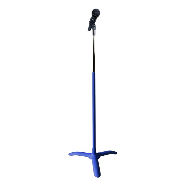 Manhasset Universal Chorale Microphone Stand, Textured Blue Fashion