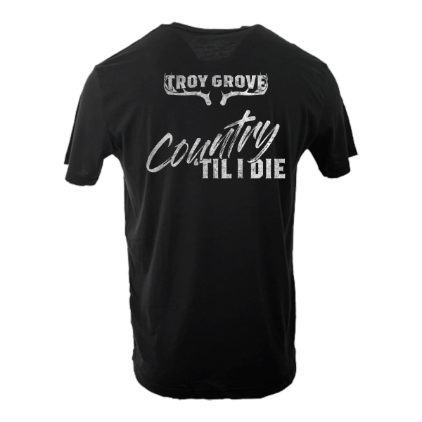 Troy Grove - Lyric Shirt - Solid Black Online now