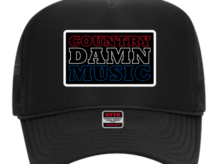 Will Jones  Country Damn Music  Trucker Hat Online Sale