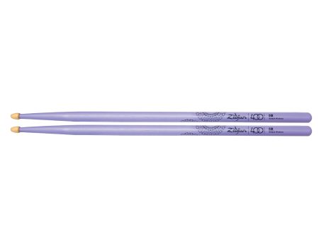 Zildjian Z5BACP-400 400th Anniversary 5B Acorn Purple Drumstick - Limited Edition Hot on Sale