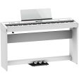 Roland FP-60X Home Digital Piano Keyboard 88 Keys Stereo Amplifier, Bluetooth MIDI & Audio, White Online