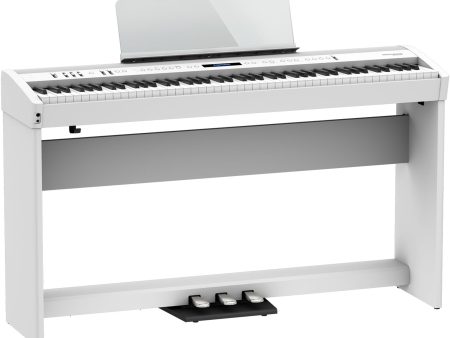 Roland FP-60X Home Digital Piano Keyboard 88 Keys Stereo Amplifier, Bluetooth MIDI & Audio, White Online