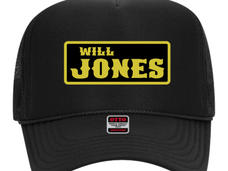 Will Jones - Logo Black Trucker Hat Online Hot Sale