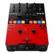 Pioneer DJ DJM-S5 Scratch-Style 2-Channel DJ Mixer for Serato DJ Pro, Professional Audio Equipment Interface Switcher - Gloss Red Fashion