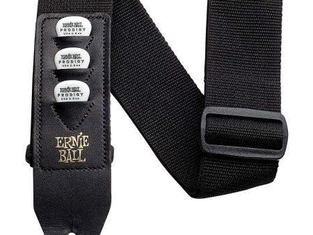 Ernie Ball Pick Holder Polypro Black Strap Online Hot Sale