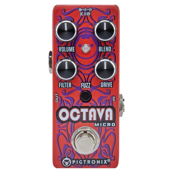 Pigtronix OCT Octava Analog Octave Fuzz Foot Pedal Online now