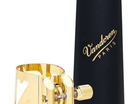 Vandoren Optimum Ligature and Plastic Cap for Tenor Saxophone with 3 Interchangeable Pressure Plates Supply