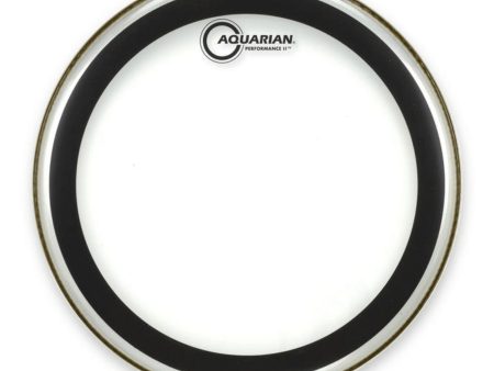 Aquarian PF18 18  Performance II Clear Drum Head For Discount