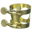 American Plating Alto Saxophone Ligature, Gold For Cheap