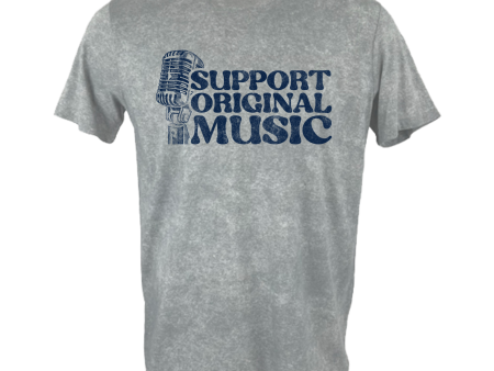 THE 615 HOUSE - Support Original Music T-Shirt: Vintage Gray For Discount