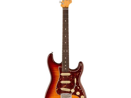 Fender 70th-Anniversary American Professional II Stratocaster Electric Guitar with Rosewood Fingerboard - Comet Burst For Sale