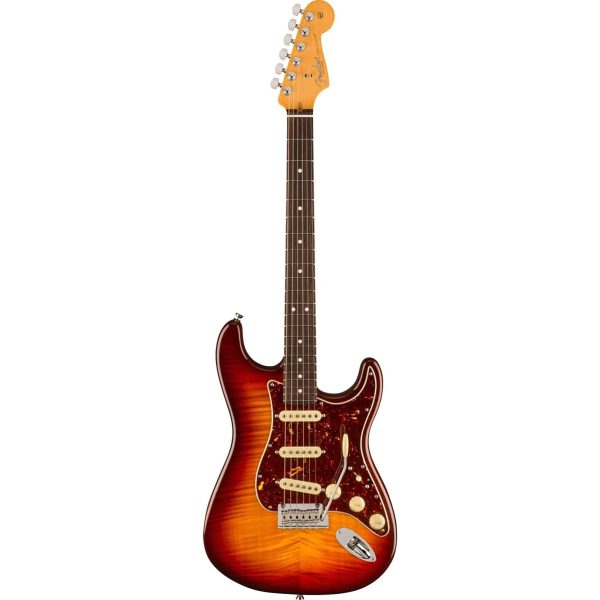 Fender 70th-Anniversary American Professional II Stratocaster Electric Guitar with Rosewood Fingerboard - Comet Burst For Sale