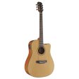 Austin Acoustic-Electric Dreadnought Guitar, Gloss Natural Sale