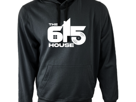 THE 615 HOUSE - Logo Hoodie: Solid Black Cheap