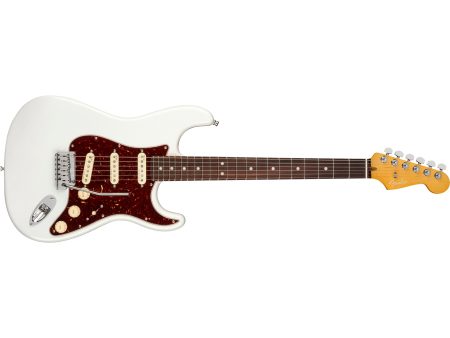 Fender American Ultra Stratocaster Electric Guitar, Arctic Pearl Cheap