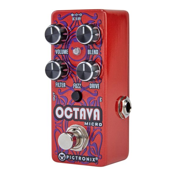 Pigtronix OCT Octava Analog Octave Fuzz Foot Pedal Online now