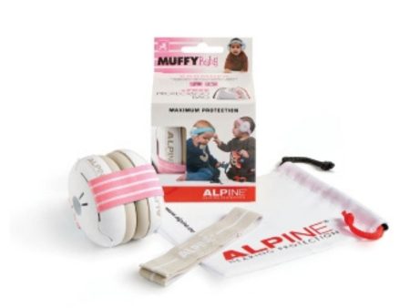 Alpine Hearing Protection Muffy Baby Protective Headphones, Pink Fashion