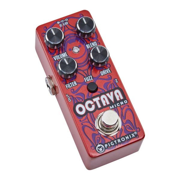 Pigtronix OCT Octava Analog Octave Fuzz Foot Pedal Online now