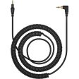 Pioneer DJ HC-CA0601 Coiled Extension Cable, 47.24-inch, for HDJ-X7 Studio Wired Headphones for Professional Audio, Aux Cord Cable for DJ Equipment and Recording Fashion