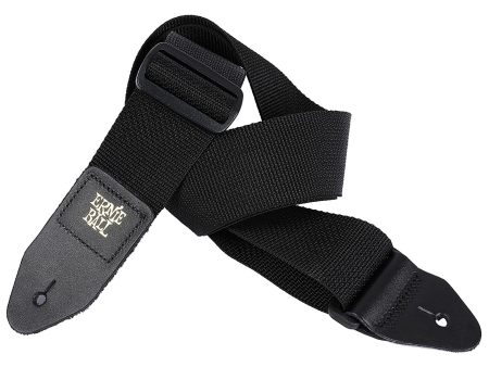 Ernie Ball Black Polypro Guitar Strap Sale