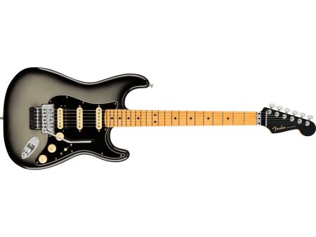 American Ultra Luxe Stratocaster Floyd Rose HSS Electric Guitar, Silverburst Discount