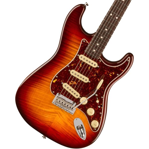 Fender 70th-Anniversary American Professional II Stratocaster Electric Guitar with Rosewood Fingerboard - Comet Burst For Sale