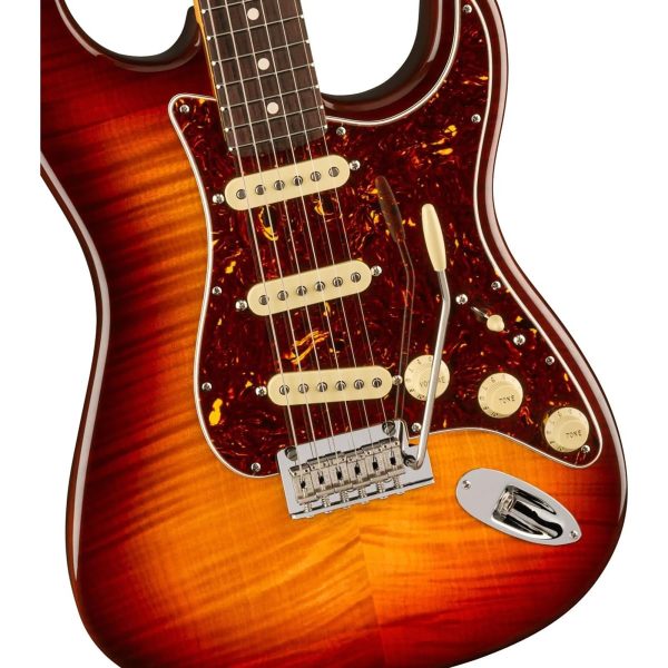 Fender 70th-Anniversary American Professional II Stratocaster Electric Guitar with Rosewood Fingerboard - Comet Burst For Sale