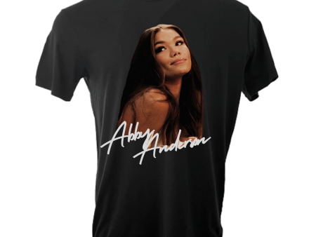 Abby Anderson - Logo Face T-Shirt: Solid Black Sale